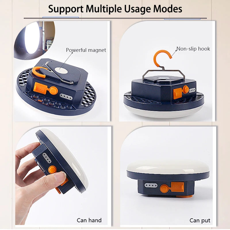 Rechargeable LED Tent Light Portable Emergency Lantern