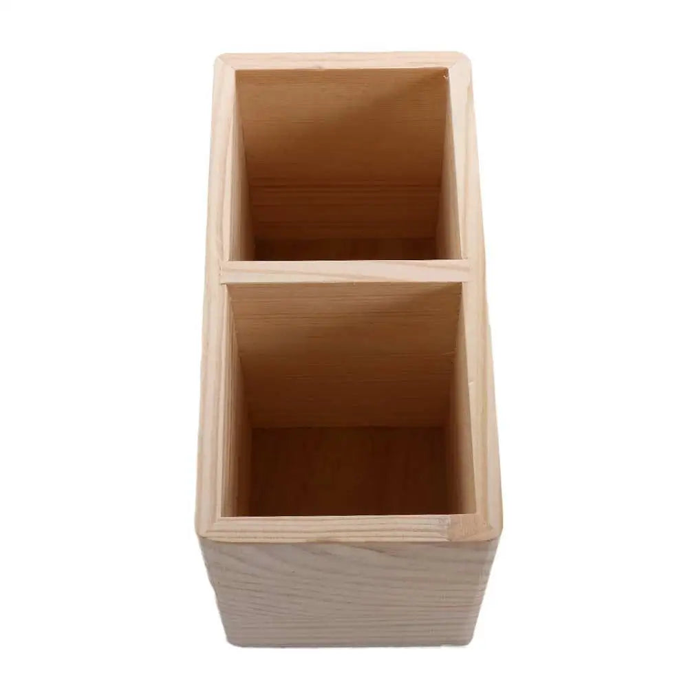 Dřevěný organizér na stůl s 1 nebo 2 přihrádkami