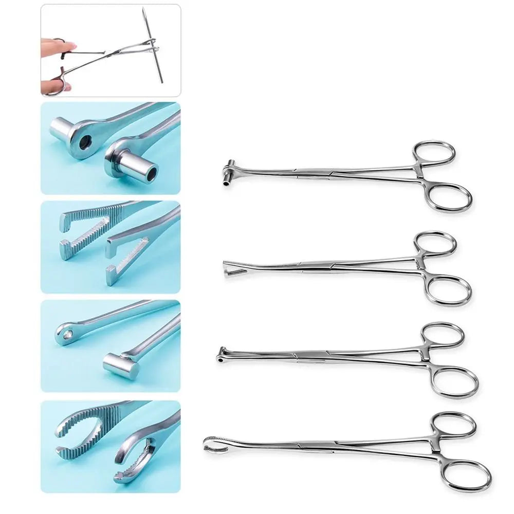 Rozsdamentes acél piercingfogó, ATMD15P74 modell