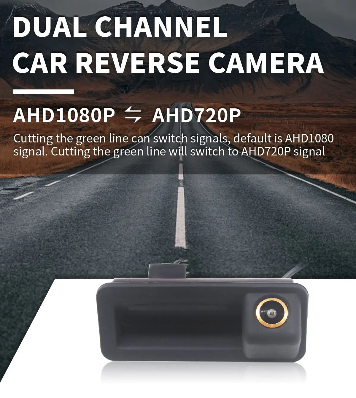 AHD 1080P Car Rear View Reverse Camera For Land Rover Range Freelander 2 Ford Focus 2 MK2 Mondeo MK4 S-Max C-Max Kuga Fiesta