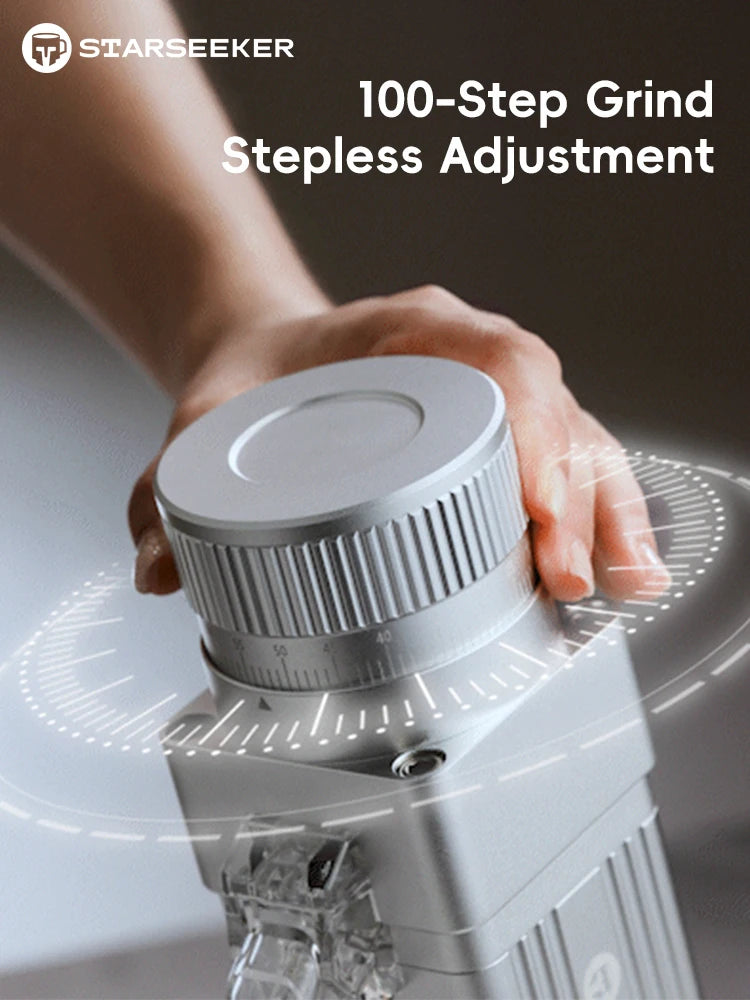 STARSEEKER E55Pro Ηλεκτρικός Μύλος Καφέ 55MM Τιτανίου Κόφτης