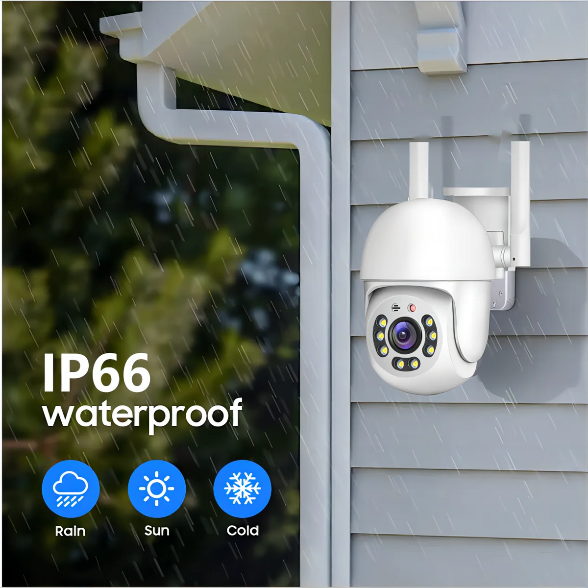 4MP PTZ WiFi Network Security Camera