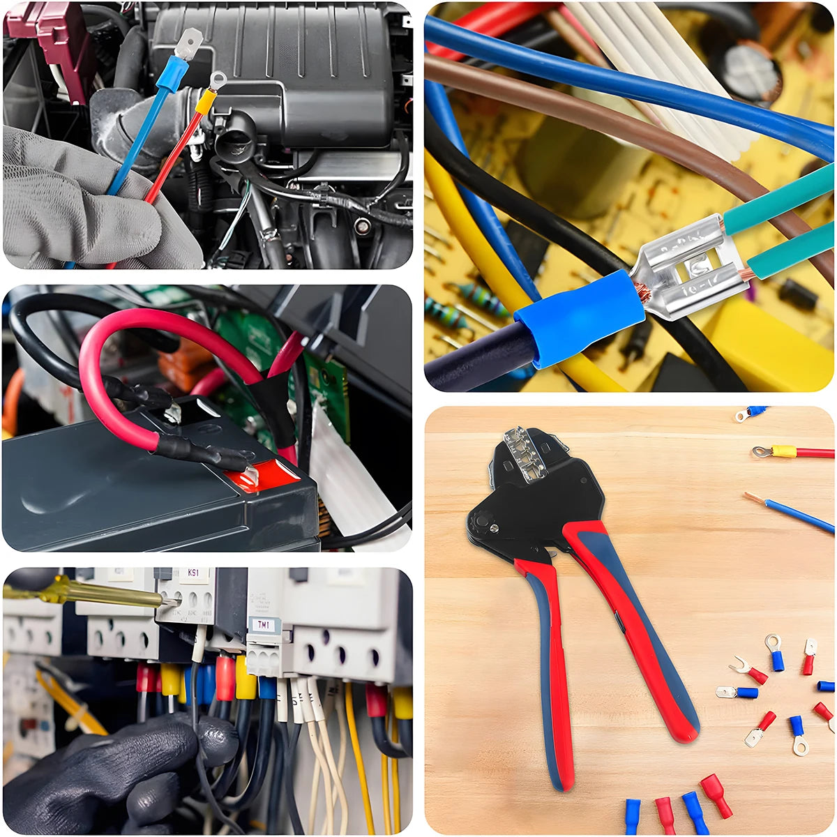 Interchangeable-Jaw Terminal Crimping Tool