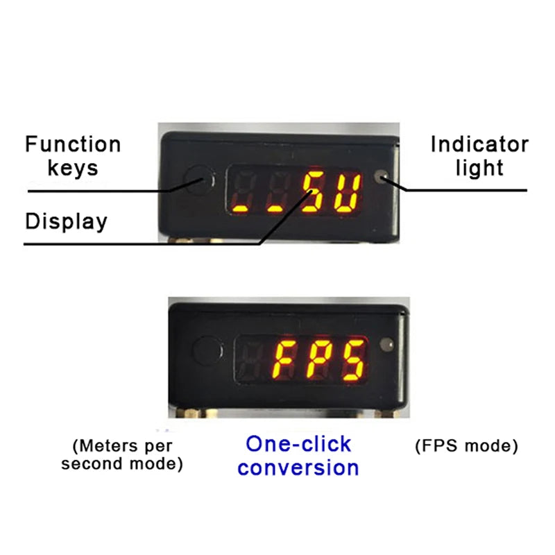 Multifunctional For Shooting Speed Meter Ball Velocity Energy Measurement Shooting Chronograph  Speed Tester.▪