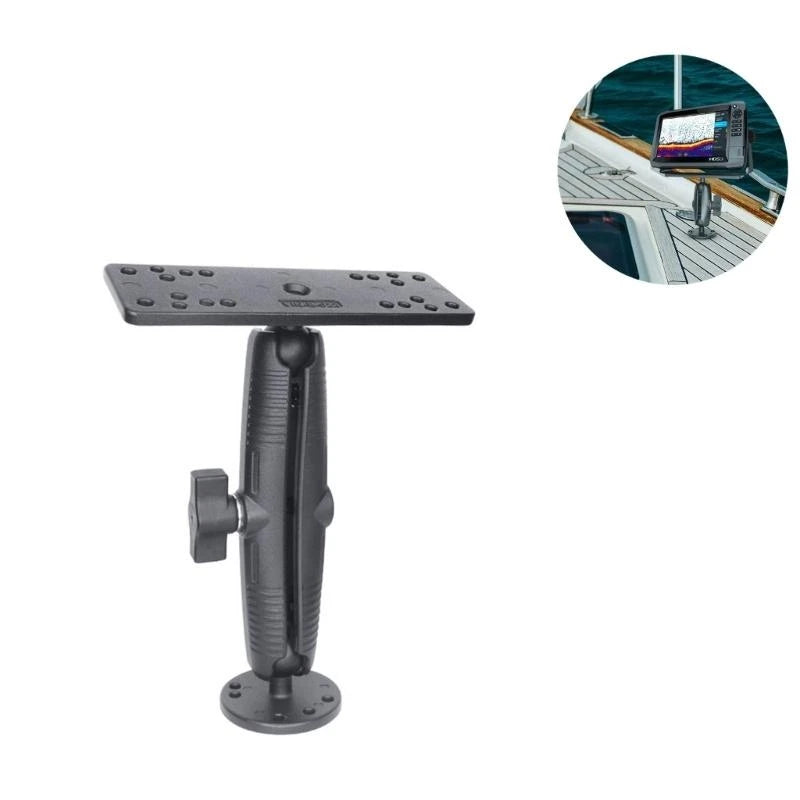 Adjustable Fish Finder Mount Bracket for Boats with Secure Grip