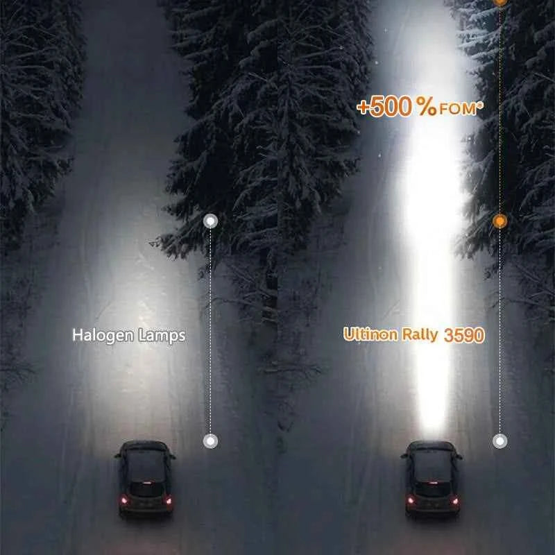 LED Vehicle Bulb Pair, 4200 or 6500 K Socket Options