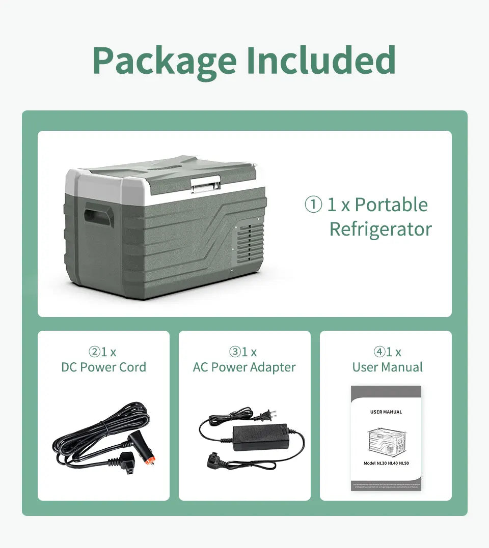 Alpicool Portable Car Refrigerator Freezer 25L 35L 45L