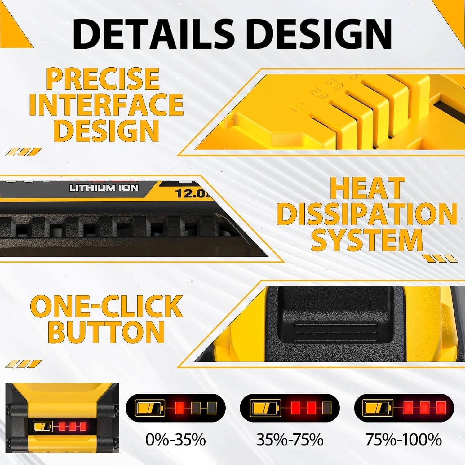 12.0Ah Lithium-Ion Battery Pack for 20V/60V MAX Tools