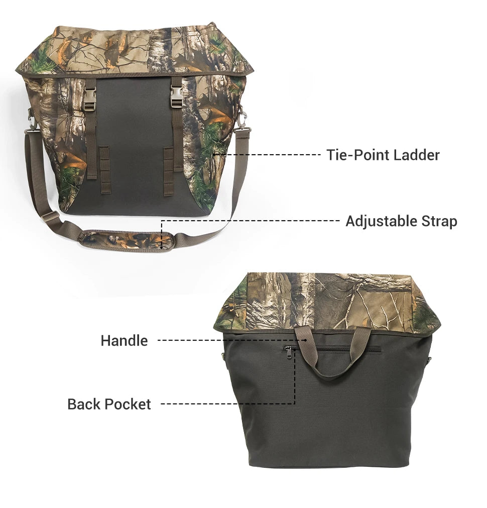 Hunting Scent Proof Bag with Airtight Zipper, 600D Oxford