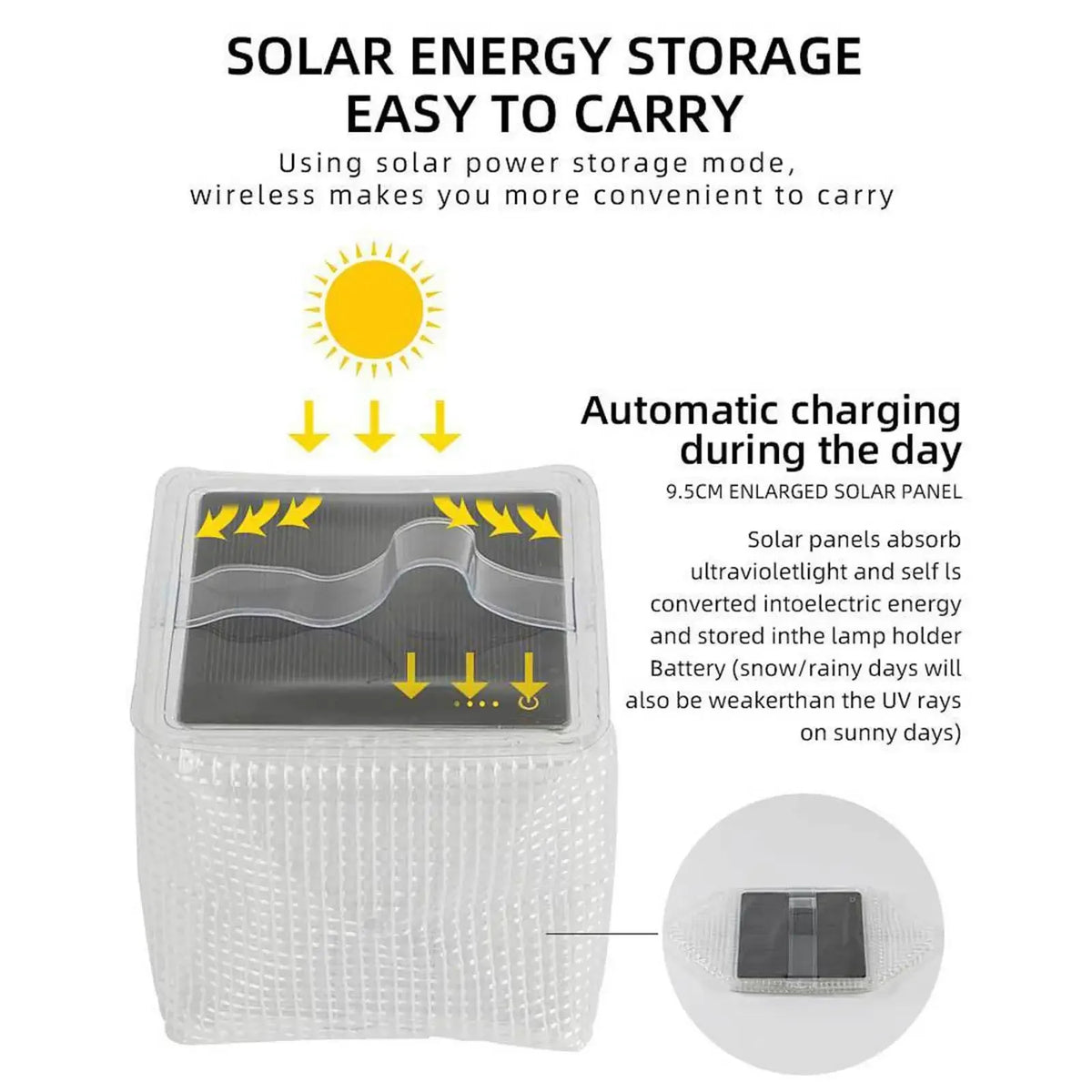 Portable Solar Camping Light with Warm Illumination