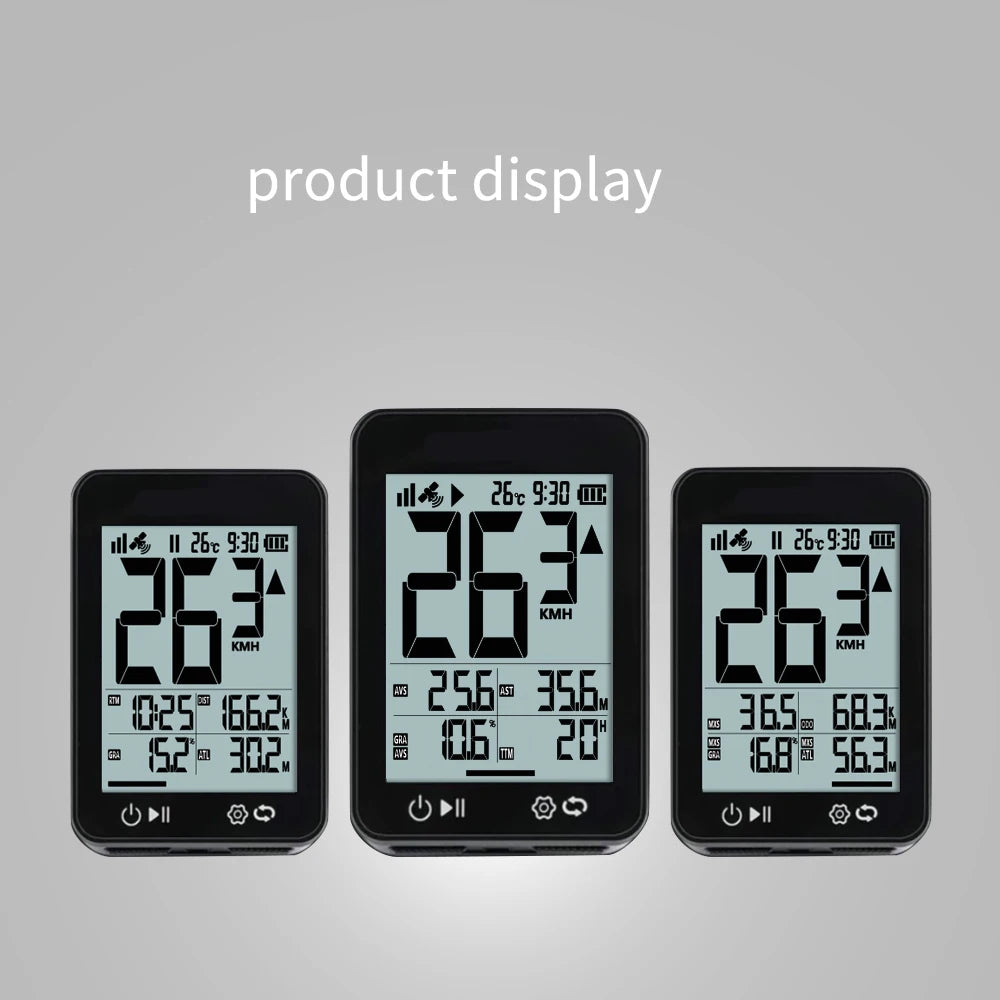 BKV-3101 GPS Bicycle Computer with 2.4-Inch Display