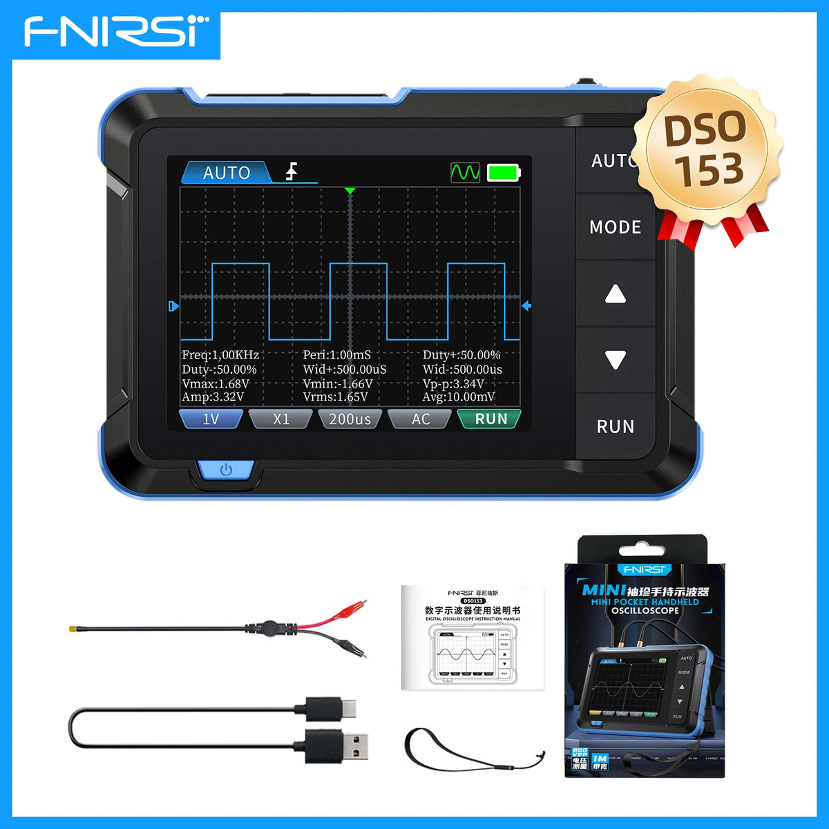 Handheld Oscilloscope - DSO152, DSO153 or DSO510
