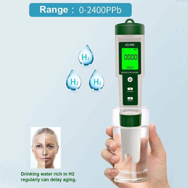 Digital Water Quality Tester - Function Options