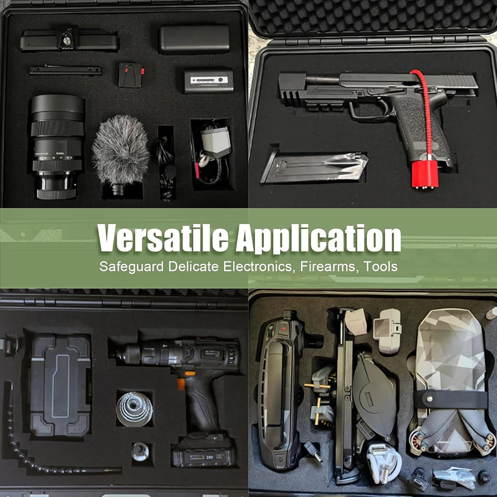 Hard Carrying Case with Cuttable Foam