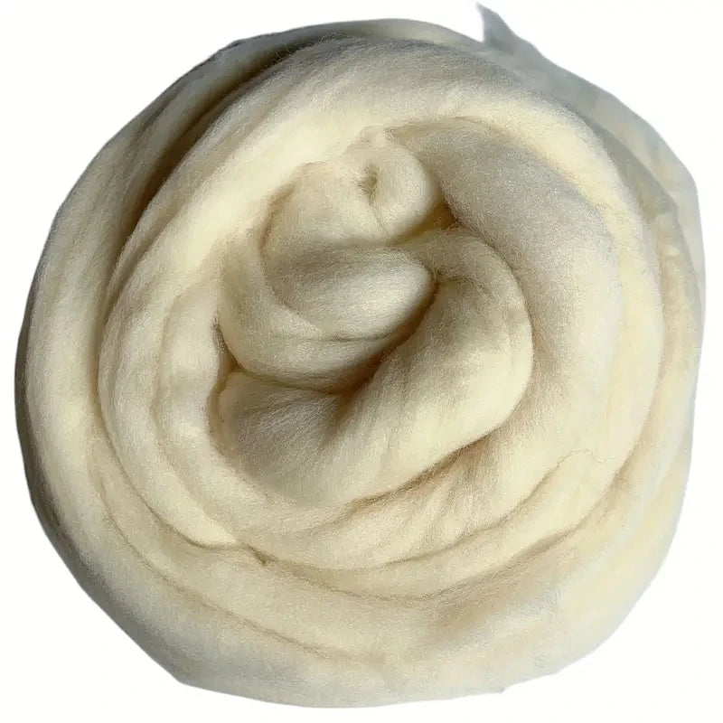 Wool Roving for Felting and Spinning, 100 g