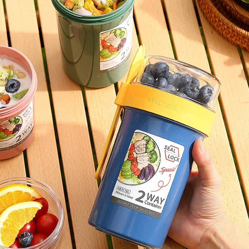 Two-Part Salad and Breakfast Cup, S/L Options