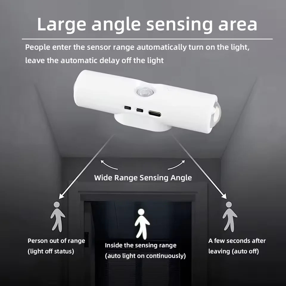 Magnetické nabíjecí LED noční světlo s pohybovým senzorem