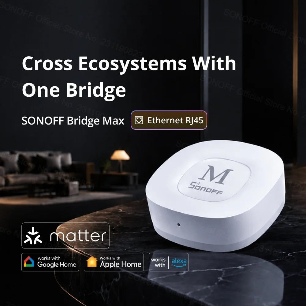 Puente Zigbee y Matter para hogar inteligente Gateway