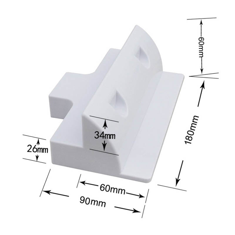 RV Solar Mounting Bracket Drill-Free Plastic Photovoltaic Panel Fixing Corner Brackets Kit For RV Caravans Vehicles Motorhomes