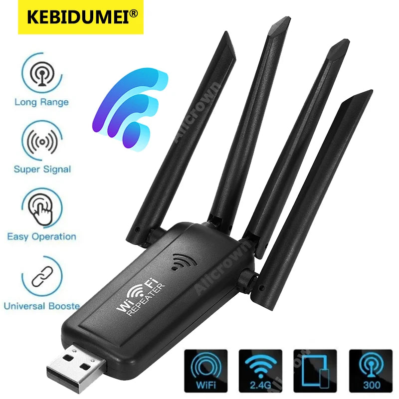 2.4 GHz Wi-Fi Extender - Antenna Options