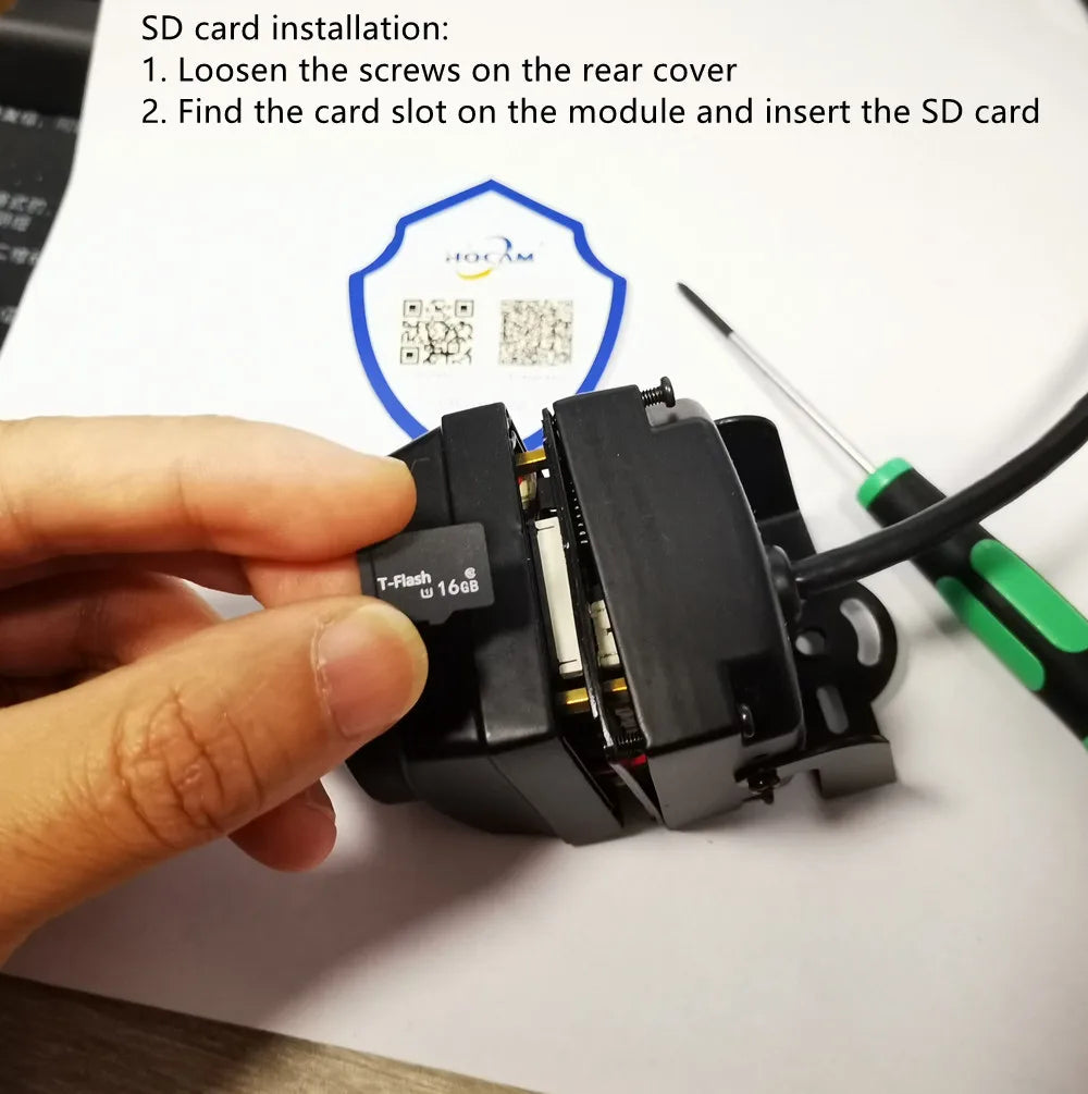 Mini vodotesná IP66 WiFi kamera s nočným videním
