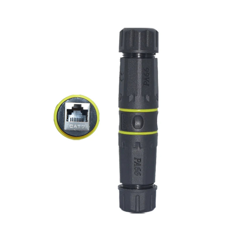 Sealed RJ45 Ethernet Coupler - Cat6/6A/7 Options
