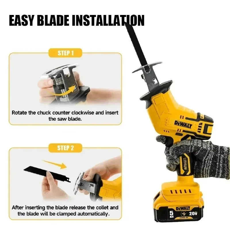 DeWalt Cordless Reciprocating Saw, Brushless, 2800 RPM