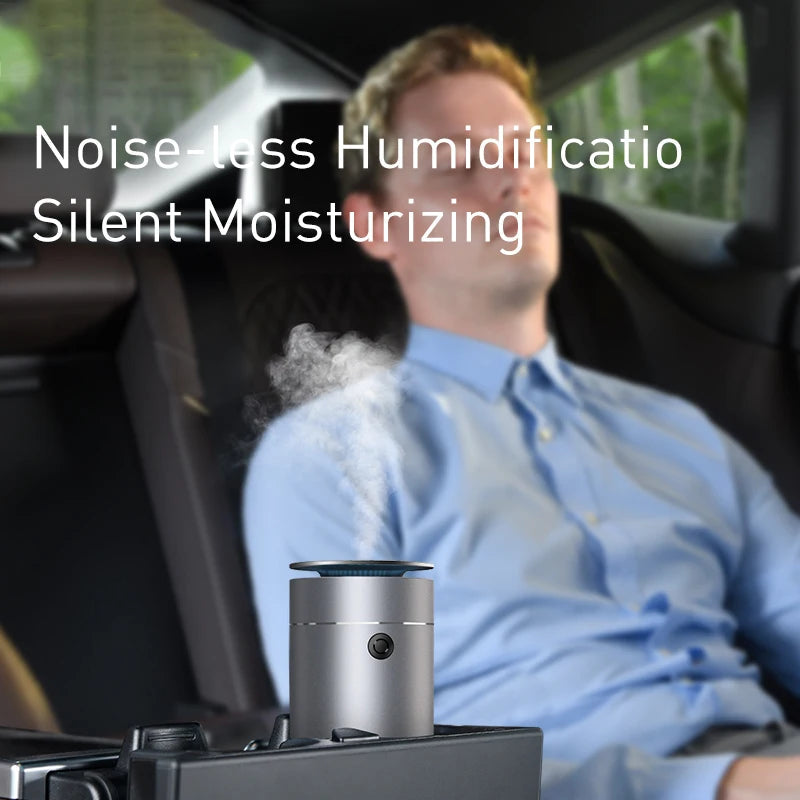 Baseus Car Diffuser Humidifier Auto Air Purifier Aromo Air Freshener with LED Light For Car Aroma Aromatherapy Diffuser 