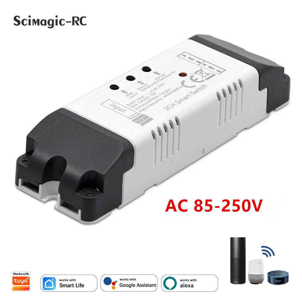Wi-Fi Relay Controller - Channels and Supply Options