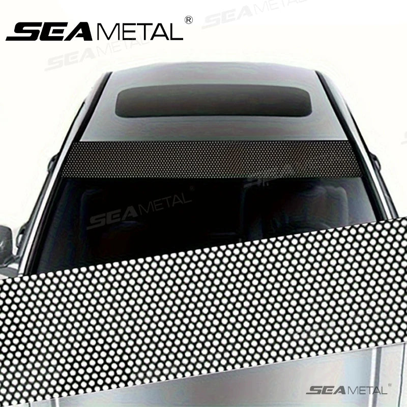 SEAMETAL Windshield Sun Protection Sticker Car Window Sun Visor Windscreen Sun Shade Cover Universal Heat Insulation Vinyl Film