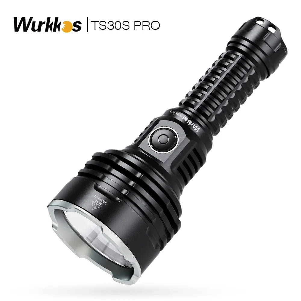 Wurkkos TS30S Pro 6000lm Tactical Flashlight 1086m USB-C Power Bank
