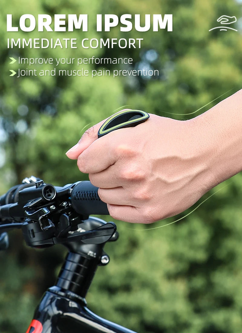 Extender ergonomici per manubrio bicicletta West Biking — coppia