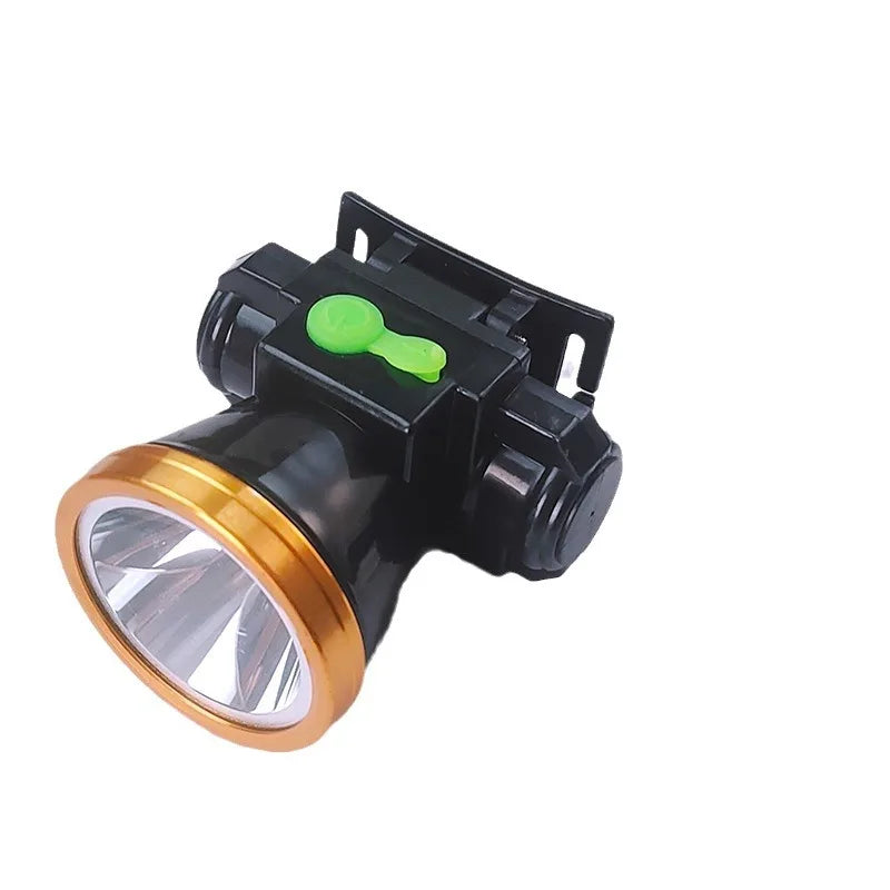 LED Headlamp with Three Brightness Levels for Night Fishing
