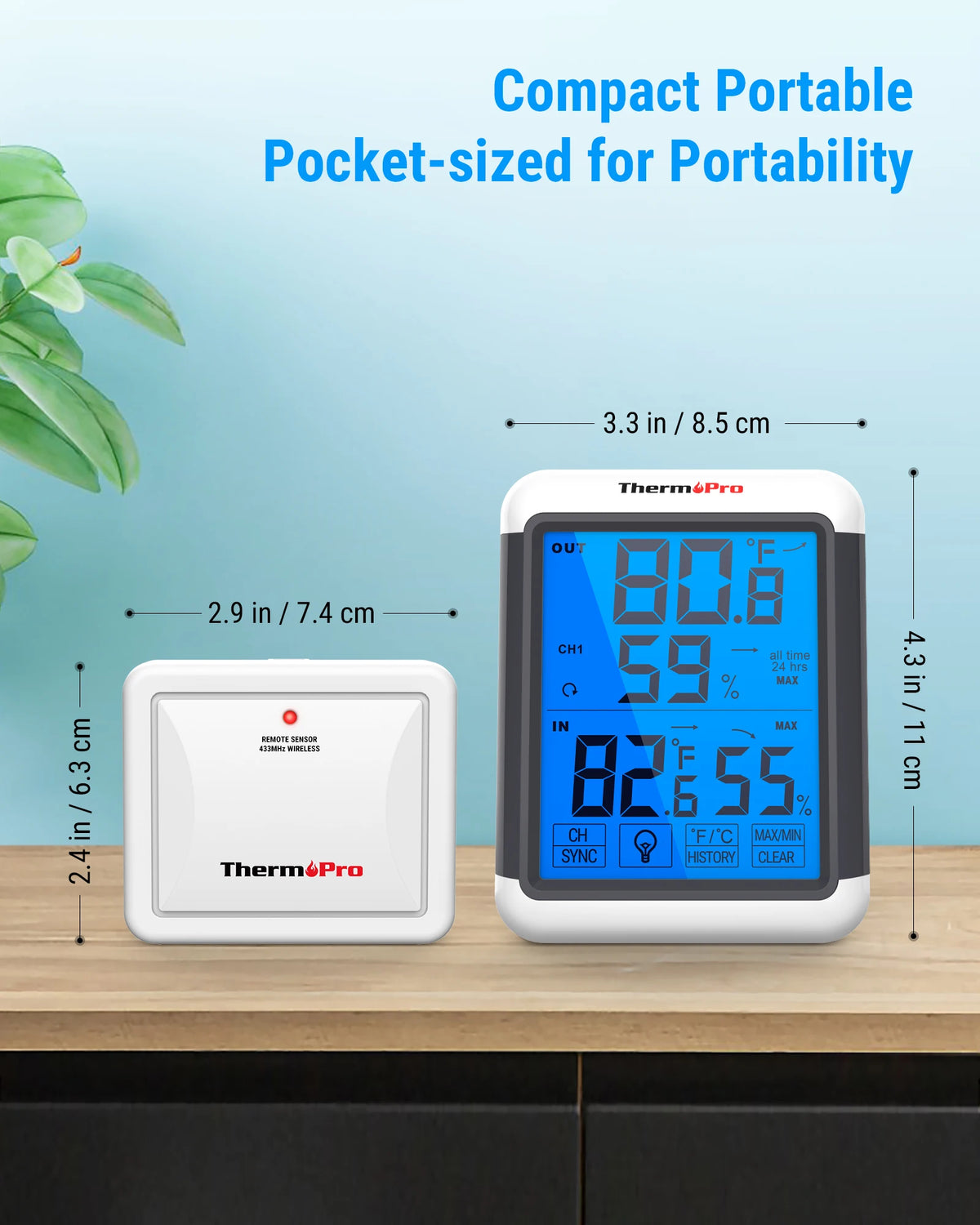 TP65C Temperature and Humidity Monitor