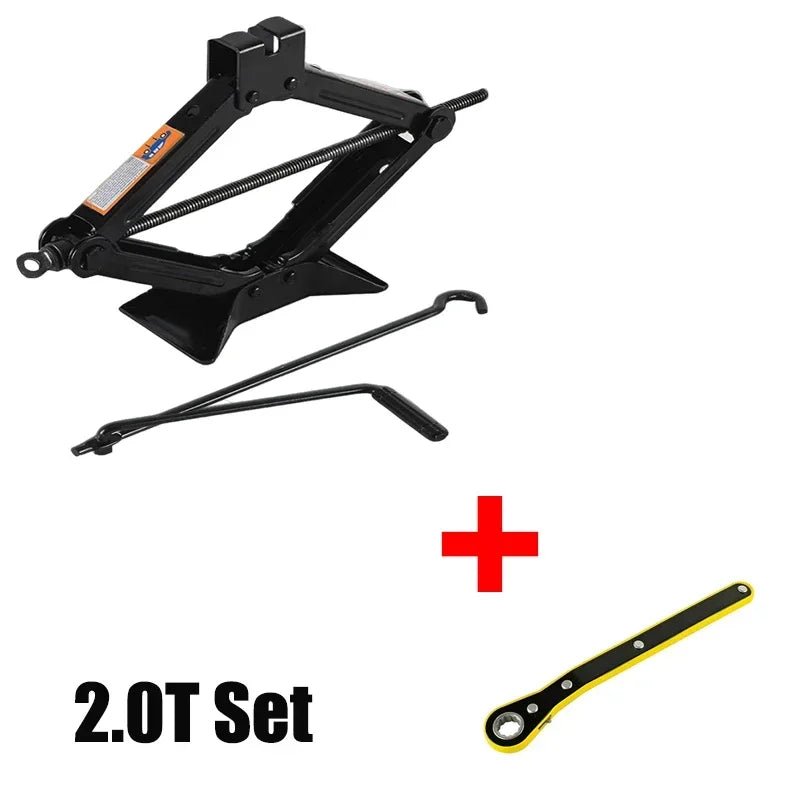 Portable Scissor Jack, 0.8 t, 1 t or 2 t Options