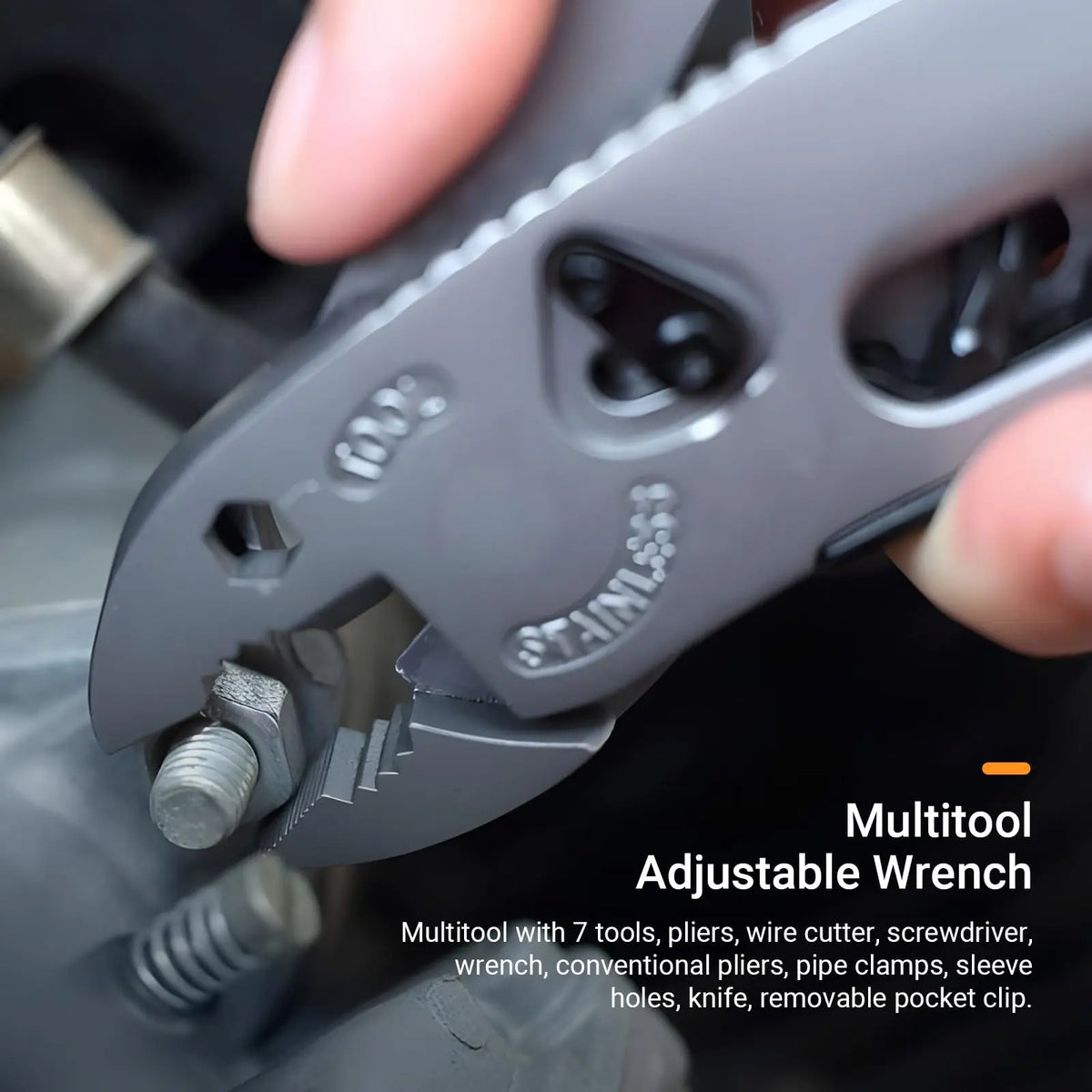 Folding Multi-Tool Pliers, Pictured Combination