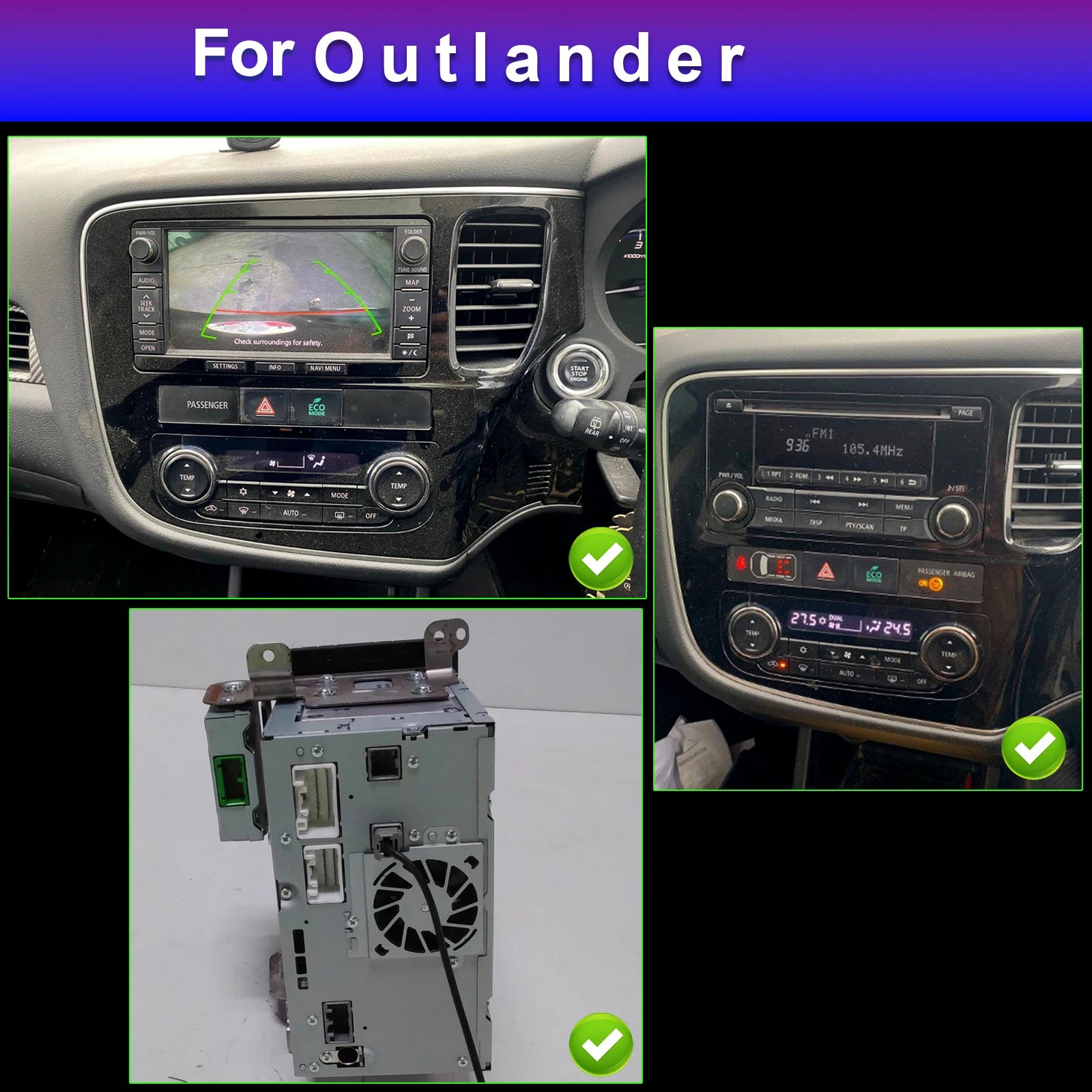 7inch Android Car Stereo with 2GB RAM, 64GB ROM and GPS Navi