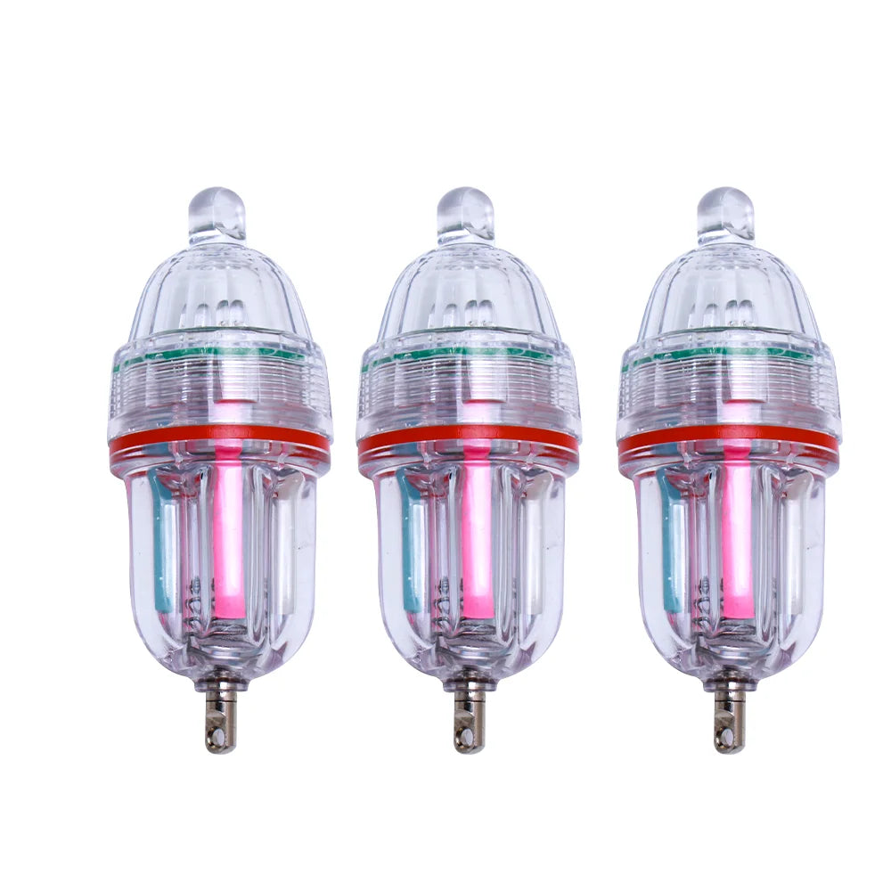 1 luce da pesca LED a colori, luce lampeggiante per esche subacquee, potente luce per la pesca notturna in acque profonde