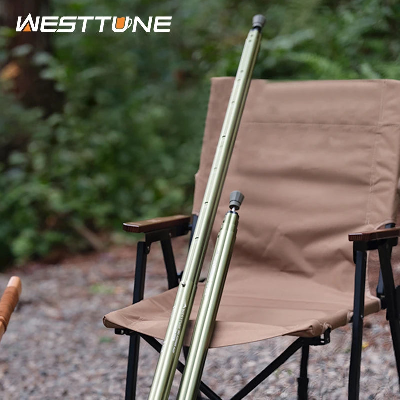 Adjustable Aluminum Tent Pole for Camping, Beach Shelters
