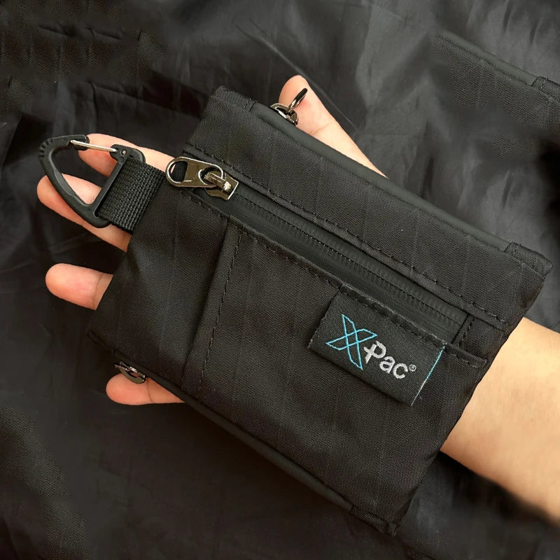 Cartera con bolsillo con cremallera y estuche para llevar a diario