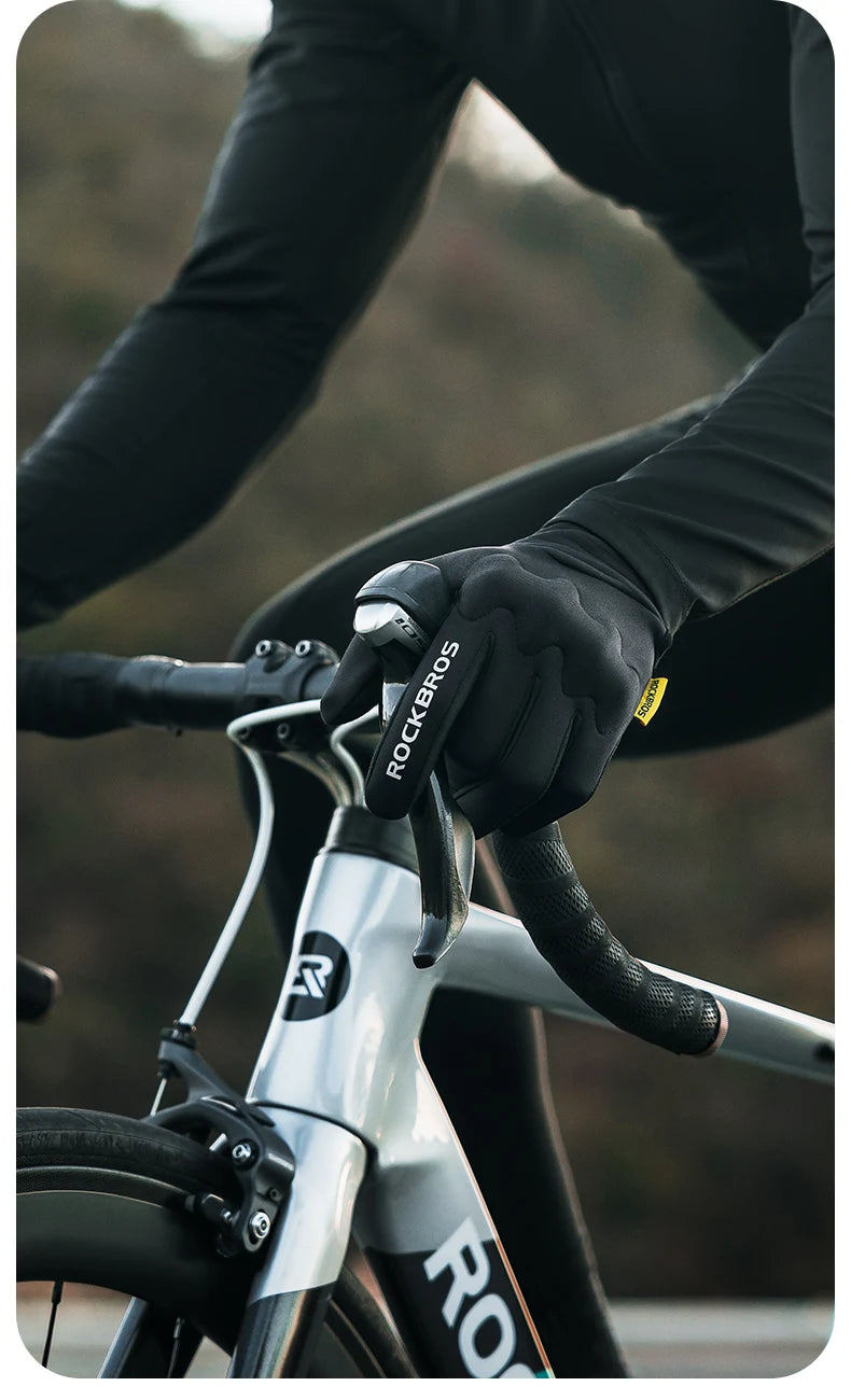 Winter Fahrradhandschuhe mit Touchscreen & Rutschfestem Griff