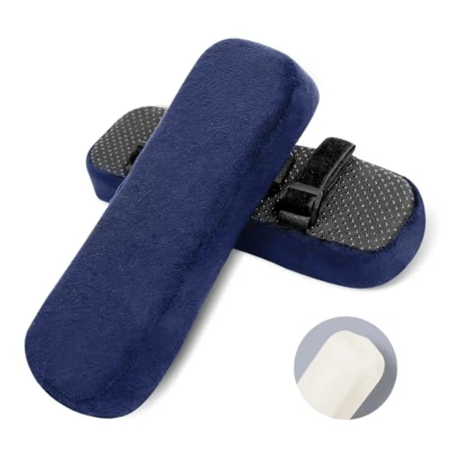 Perne pentru suport brațe scaun de birou din spumă cu memorie – set 2 huse pentru cot