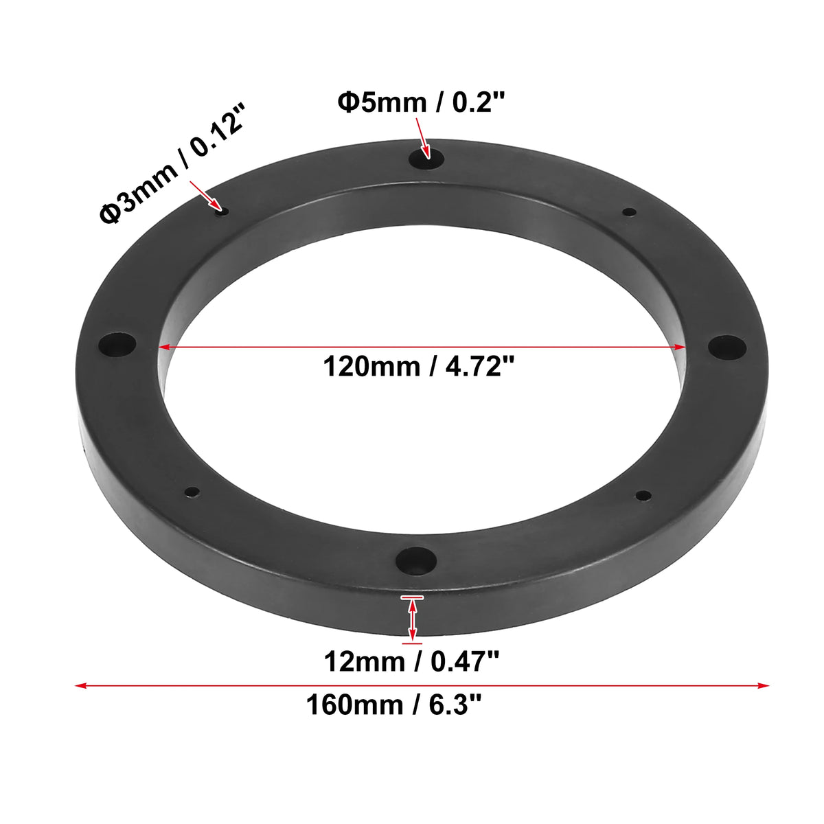 Plastic Car Speaker Spacer Rings, Pack Options
