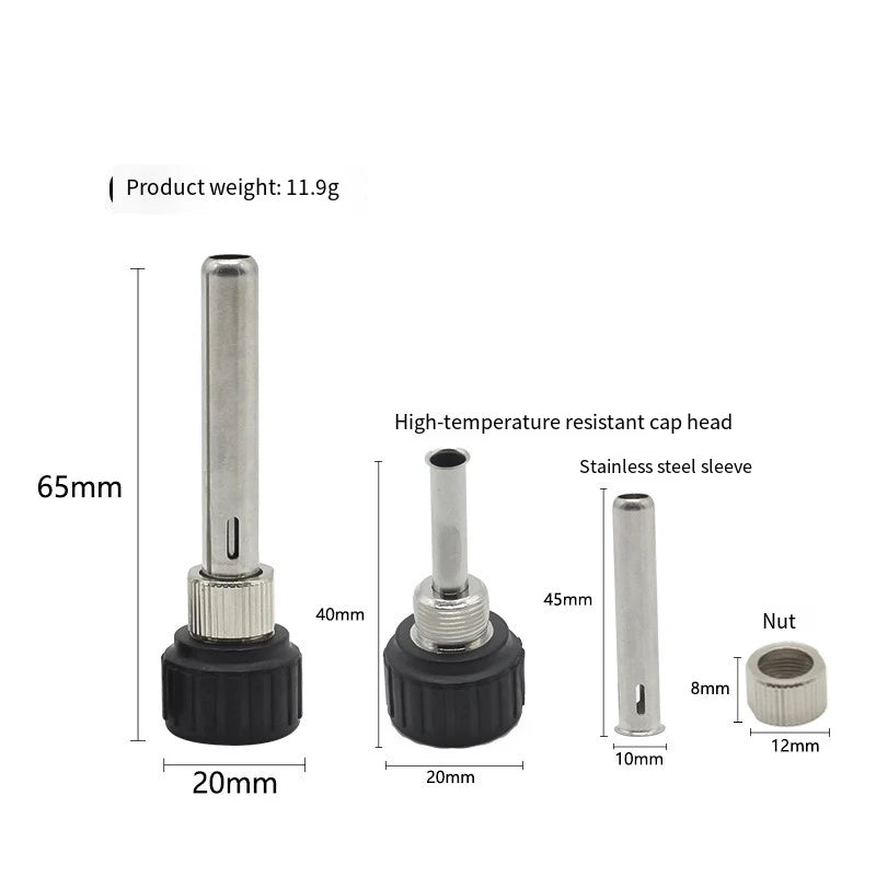 900M Replacement Soldering Tips, Ten Pieces