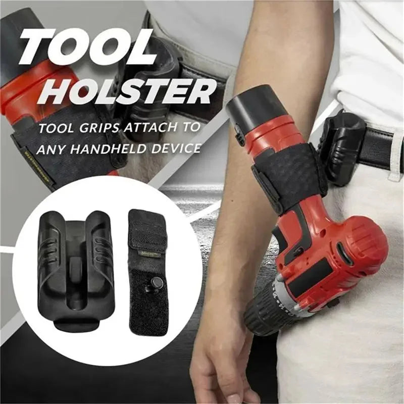 Waist Tool Holster with Belt Hook for Drill and Hand Tools