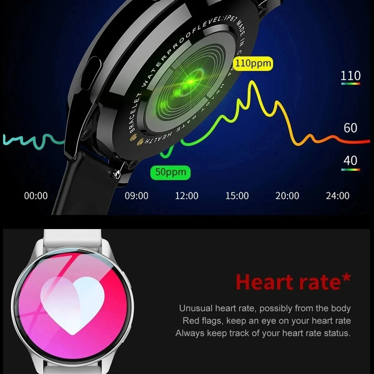 1.28in Round Smartwatch with Bluetooth Calls and Metal Band