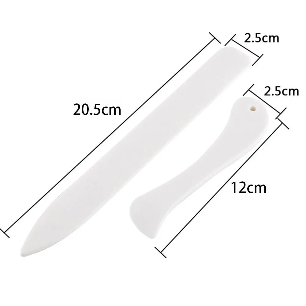 Set de plegadera de hueso de plástico y marcador de pliegue de papel
