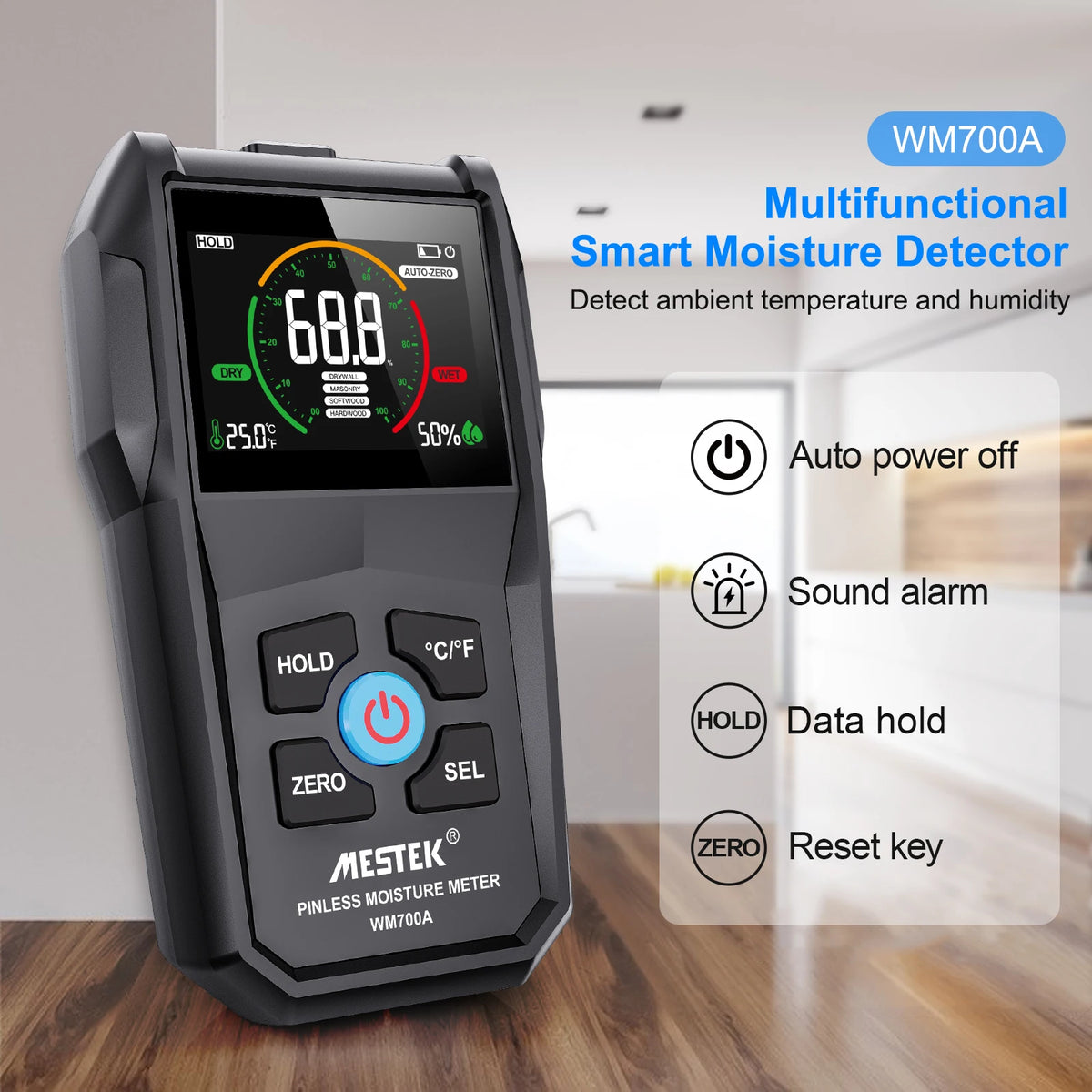 WM700A Pinless Moisture Meter