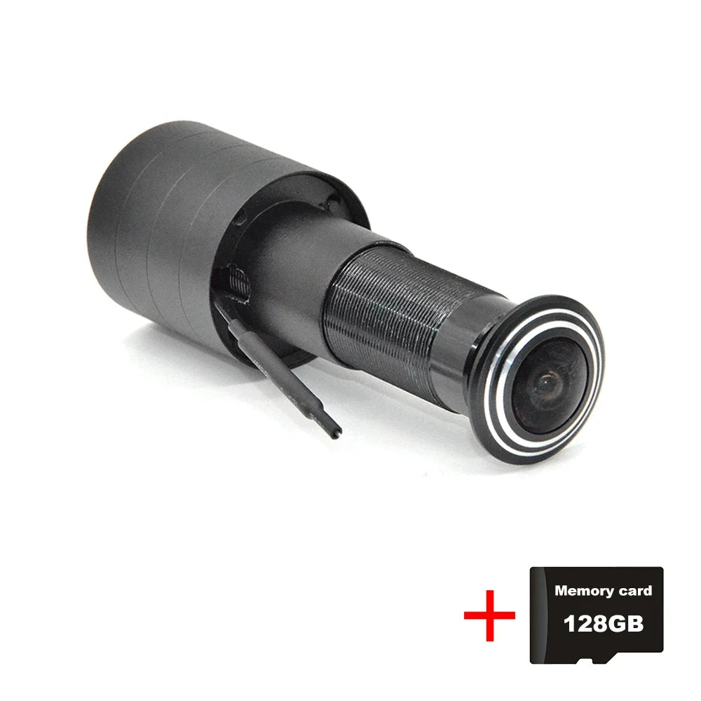 3MP WiFi Door Viewer Camera with Motion Detection & 2-Way Audio