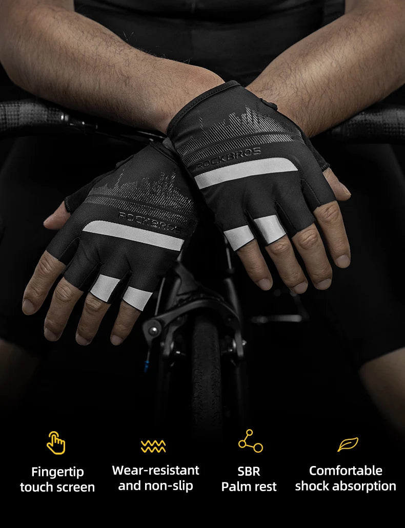 Half Finger Cycling Gloves for Spring and Autumn Riding